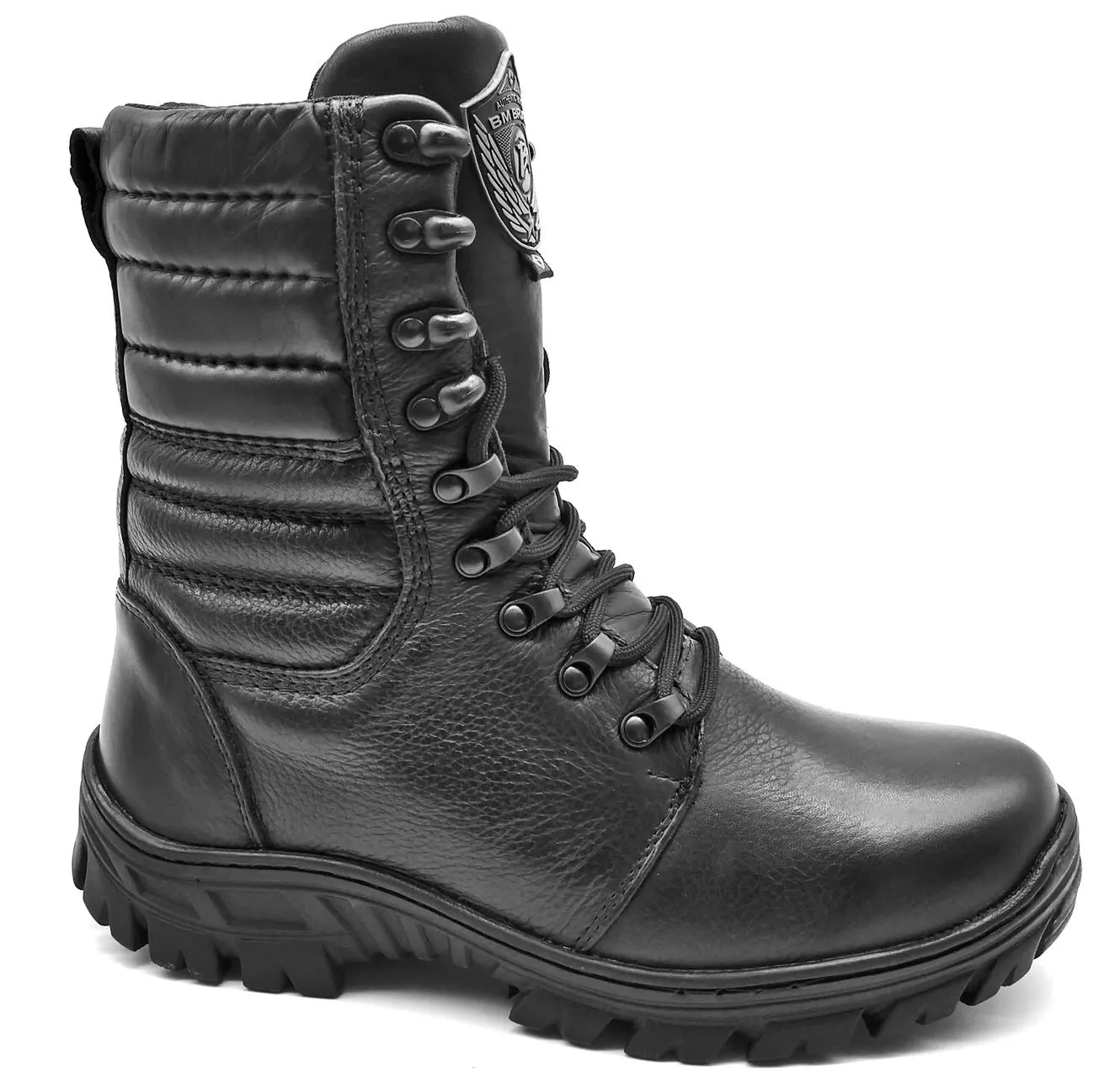 Tactical Boots Black Military Leather Combat Hunting Lace Up